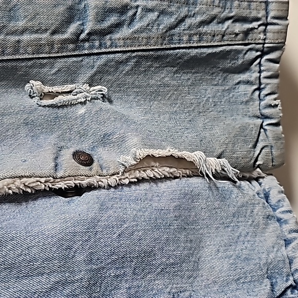 Rare Vintage Levi's Workwear Sherpa Truckers Coat - Picture 7 of 10
